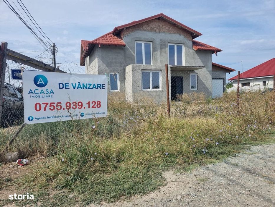 Vanzare vila clasica in Sat Costi, sup 210mp P+M, la gri, teren 500 mp