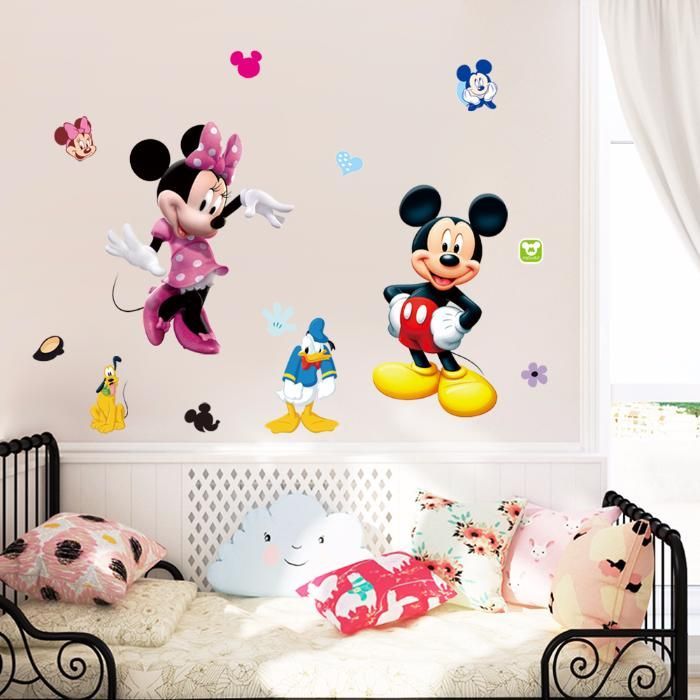 STICKER PERETE tapet desene pe pereti DISNEY camera copii Mickey Mouse