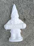 Pitic gradina din beton alb - ideal pentru decor sau cadou