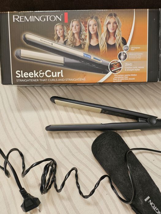 Преса за коса Remington Sleek & Curl S6500.