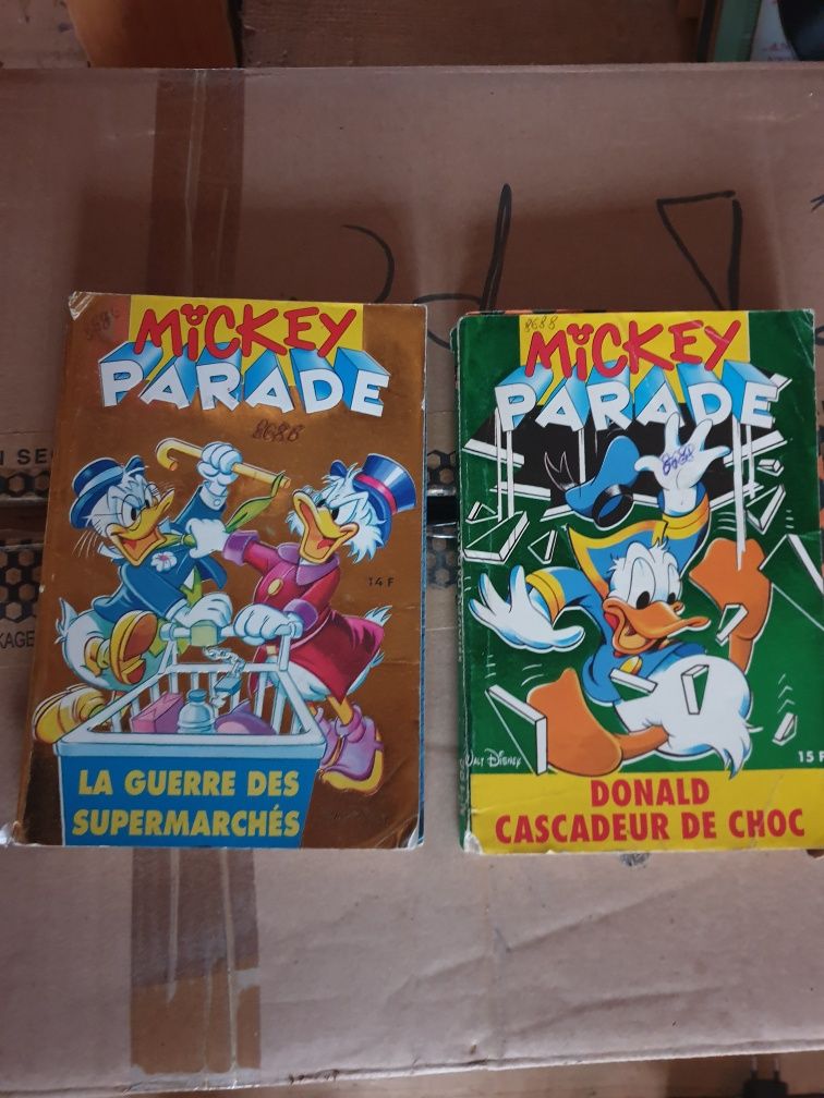 Benzi desenate Mickey Parade originale Walt Disney 1997 franceza