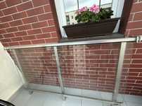 Sticla securizata + balustrada aluminiu - 3 bucati