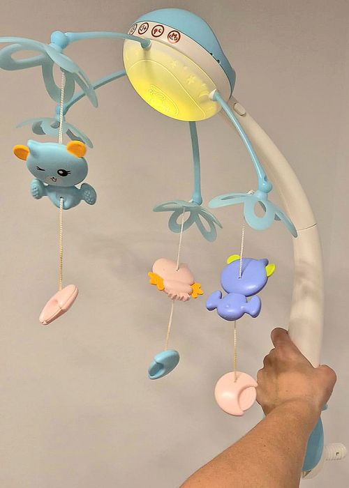 Carusel pătuț bebe