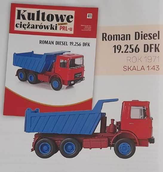 Macheta auto camion Roman Diesel sigilata cu revista