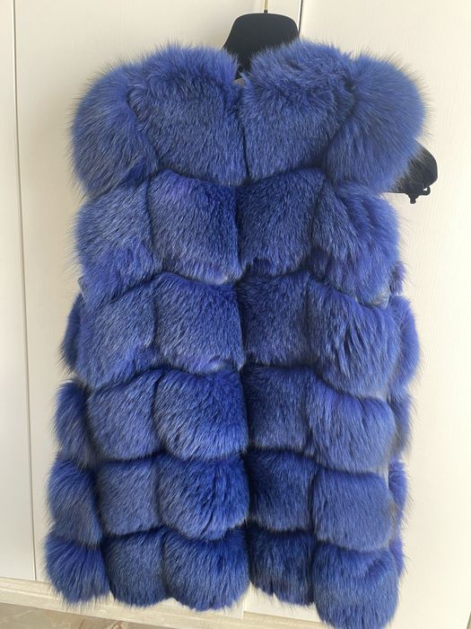 Естествен косъм лисица - елек