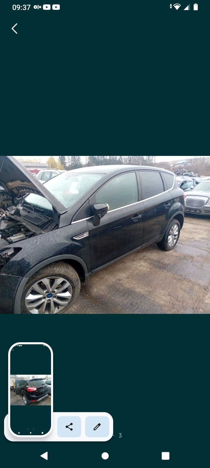 Dezmembrez ford kuga 2010