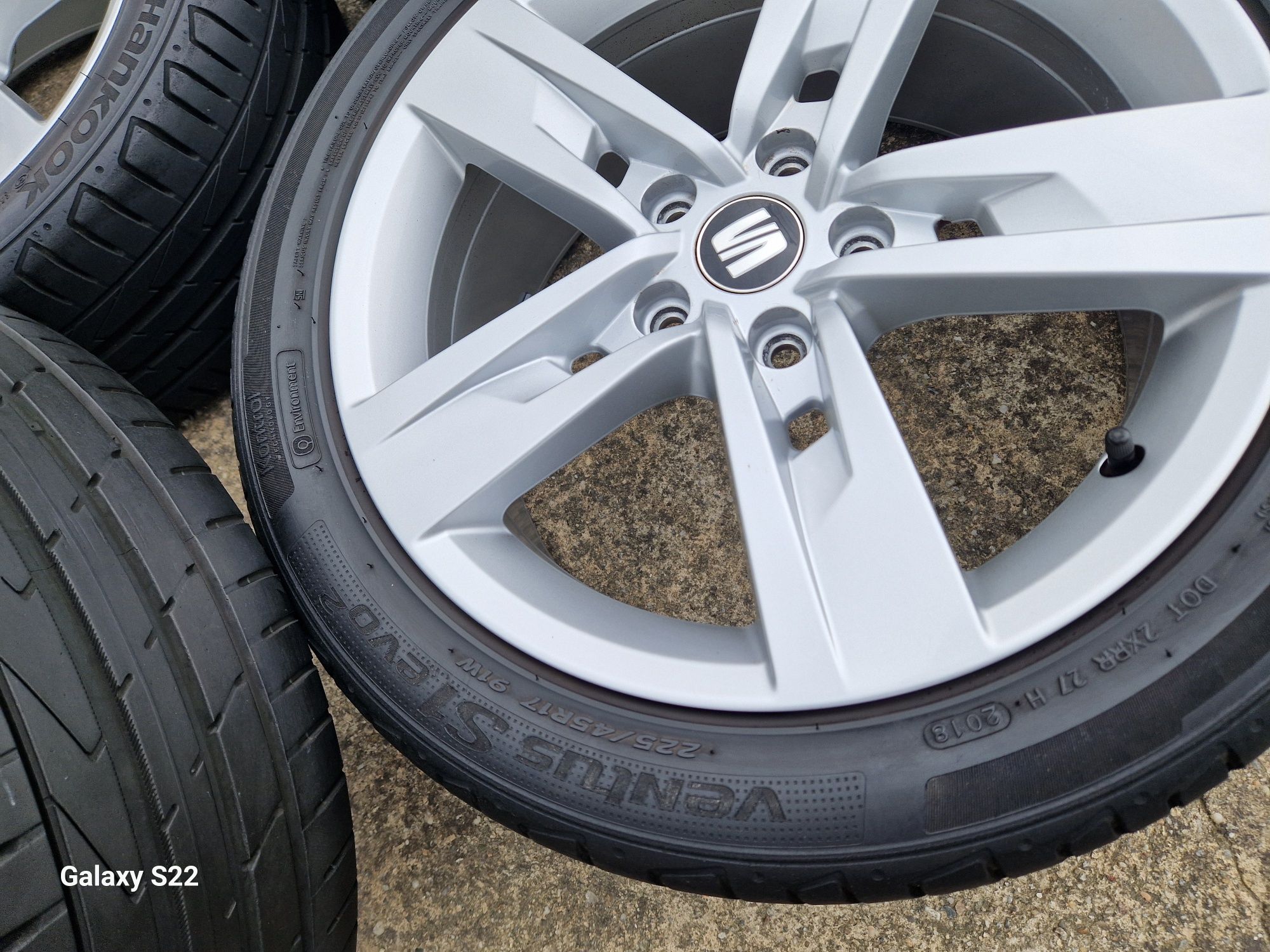 Jante Seat Leon 5x112 anvelope vara 225 45 17