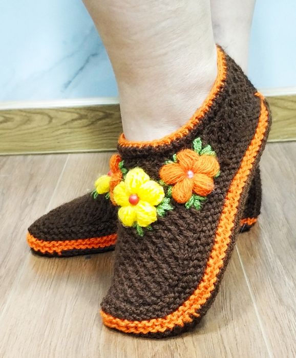 Вязаные следочки