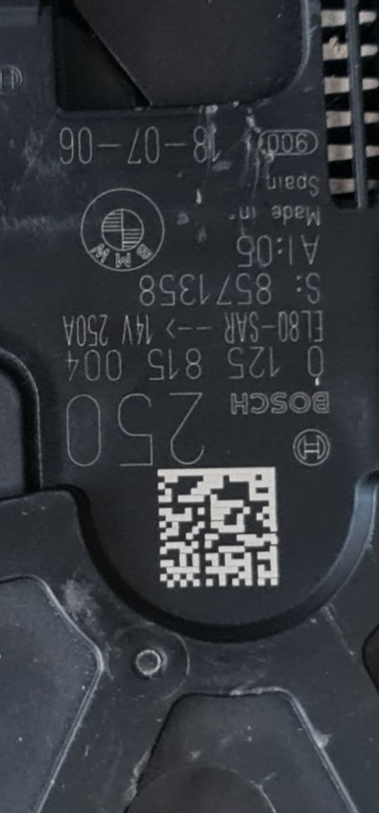 Alternator Bmw 14V 250A S 8571358 Bosch