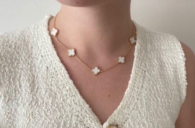 Bijuterii copie Van Cleef & Arpels bratara colier si cercei autiu