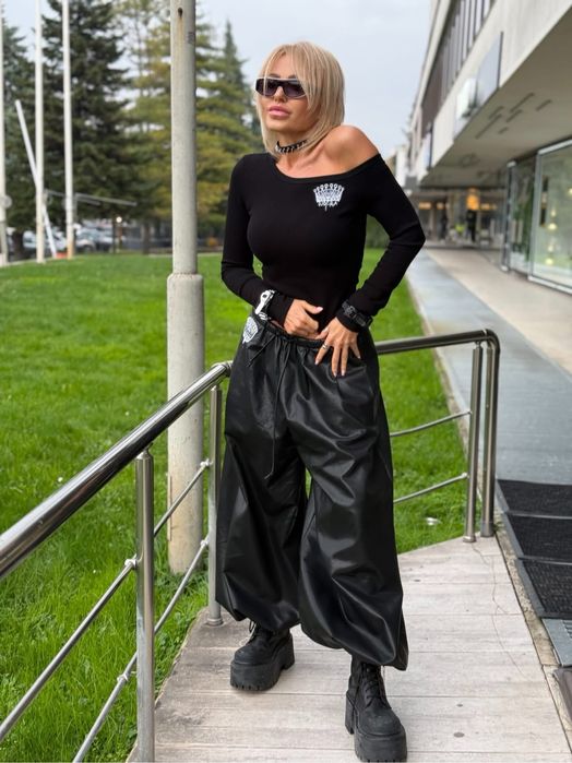 Кожен панталон DJOFRA