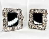 Set 2 Rame Foto din Argint .999 Fine Silver