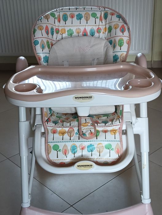 Scaun Wunderkid Loofy, Alb/Roz