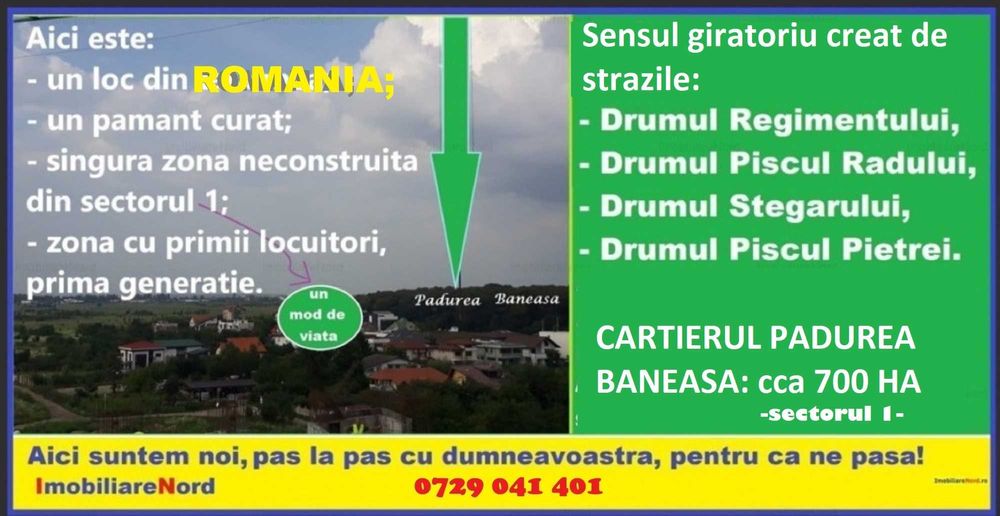 Teren Cartierul Padurea Baneasa, Varful Plesita-Piscul Pietrei