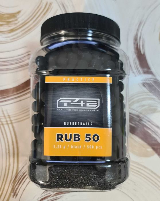 Bile de cauciuc T4E 1,23 gr cal.50 / set 50 buc
