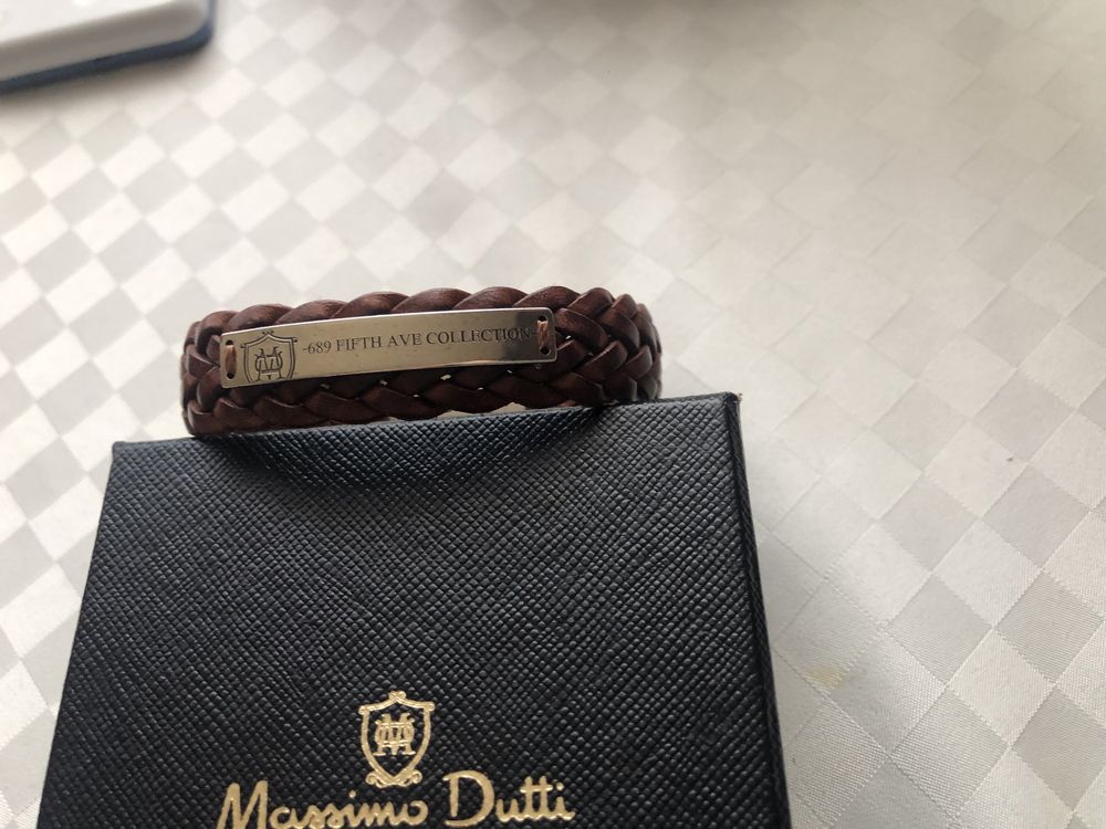 Vand bratara massimo dutti barbati din piele