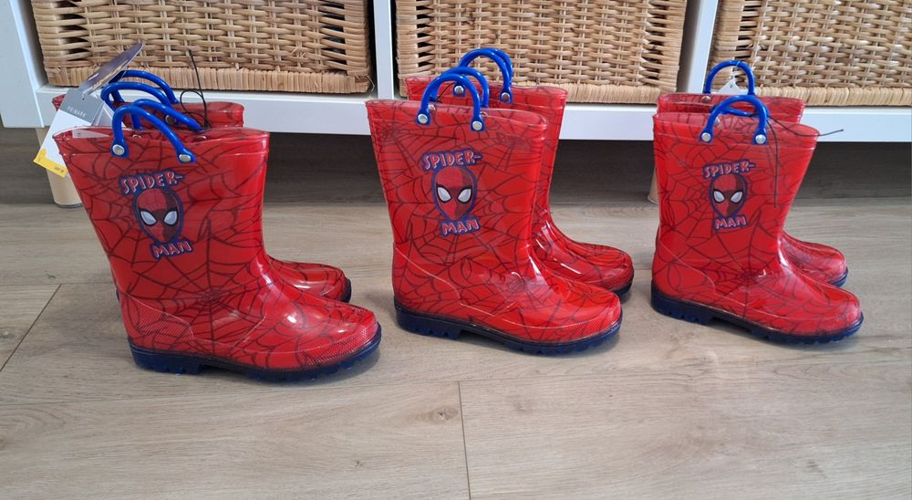 Cizme ploaie  spiderman si batman