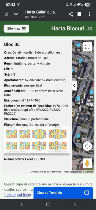 REACTUALIZAT / DISPONIBIL Apartament 2 camere decomandat de vanzare