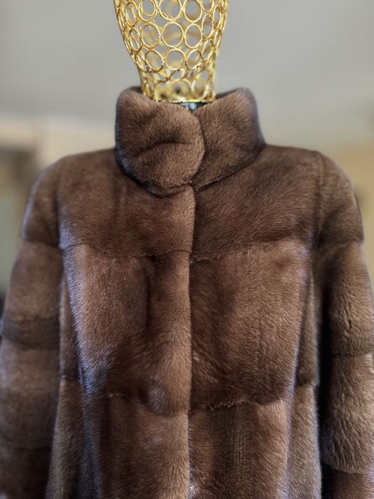 #56 Палто от норка.Sobol.Greek fur. Гърция Визон.Яке.Естествен косъм.