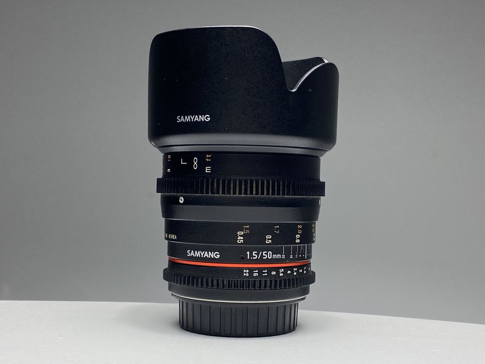 Samyang 50mm T1.5 VDSLR MK2 Montura Canon