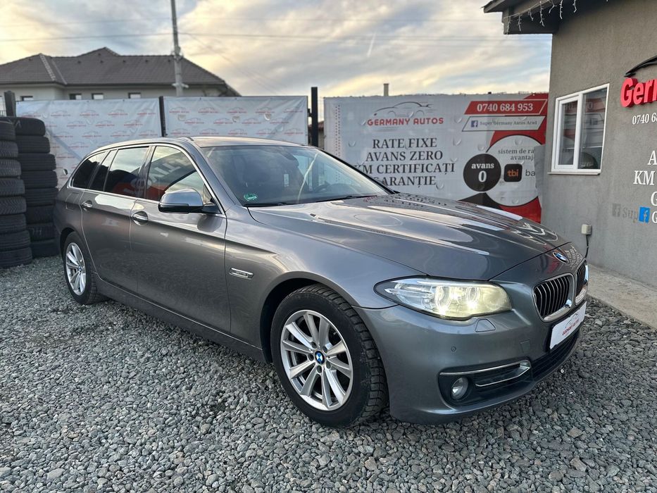 BMW Seria 5 RATE/GARANTIE2.0diesel 2015 LUXURY LINE xenon automat navi mare piele