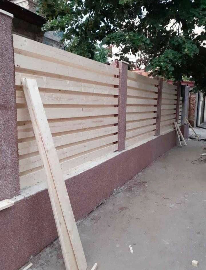 Executam garduri din scandura tabla cutata bca plasa bordurata