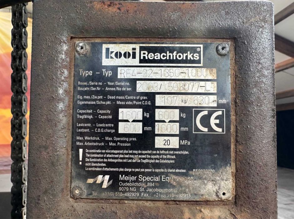 Stivuitor Diesel 1,6t Kooiaap