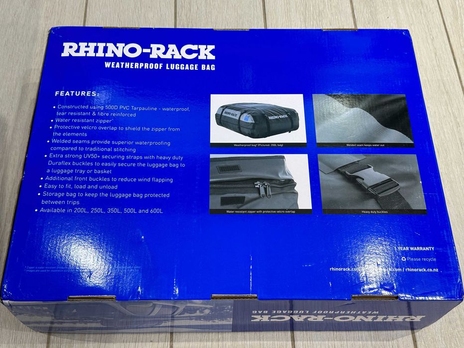 Geantă transport bagaje plafon auto Rhino Rack 500 litri - este nouă