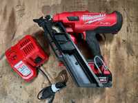 Pistol cuie lemn Milwaukee M18 FFN Fuel Brushless 50-90mm