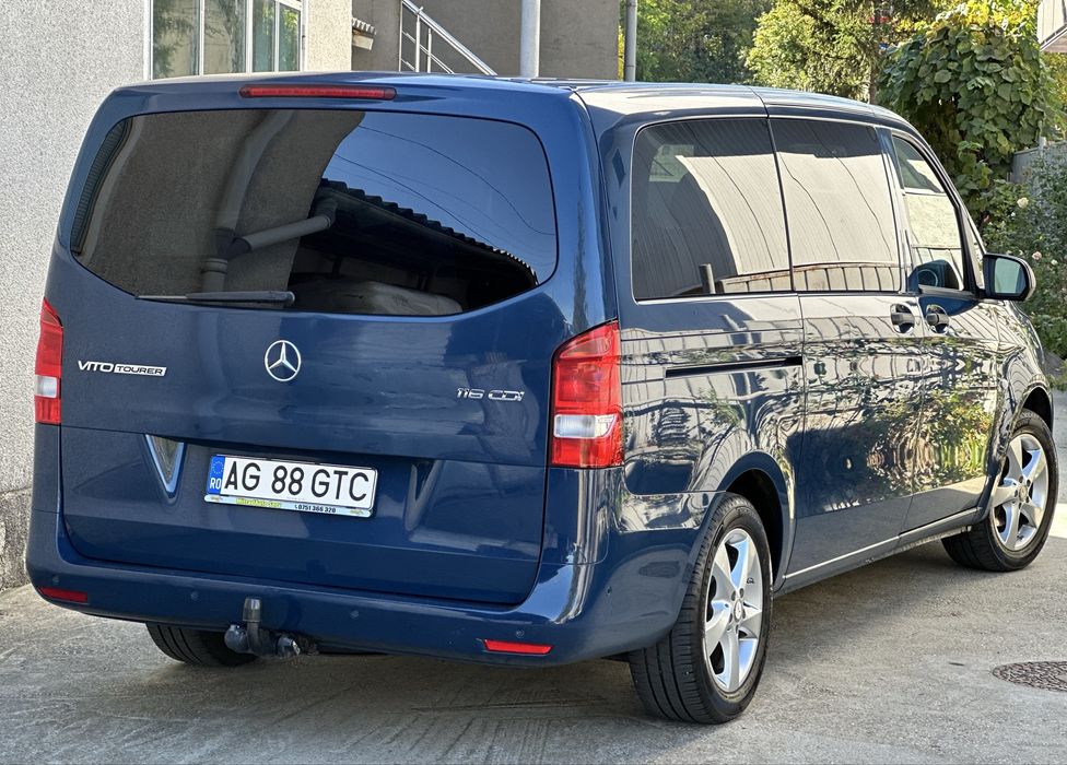 Mercedes Vito Long 2.2 diesel 160cp automat*8 locuri*Climă pe spate*