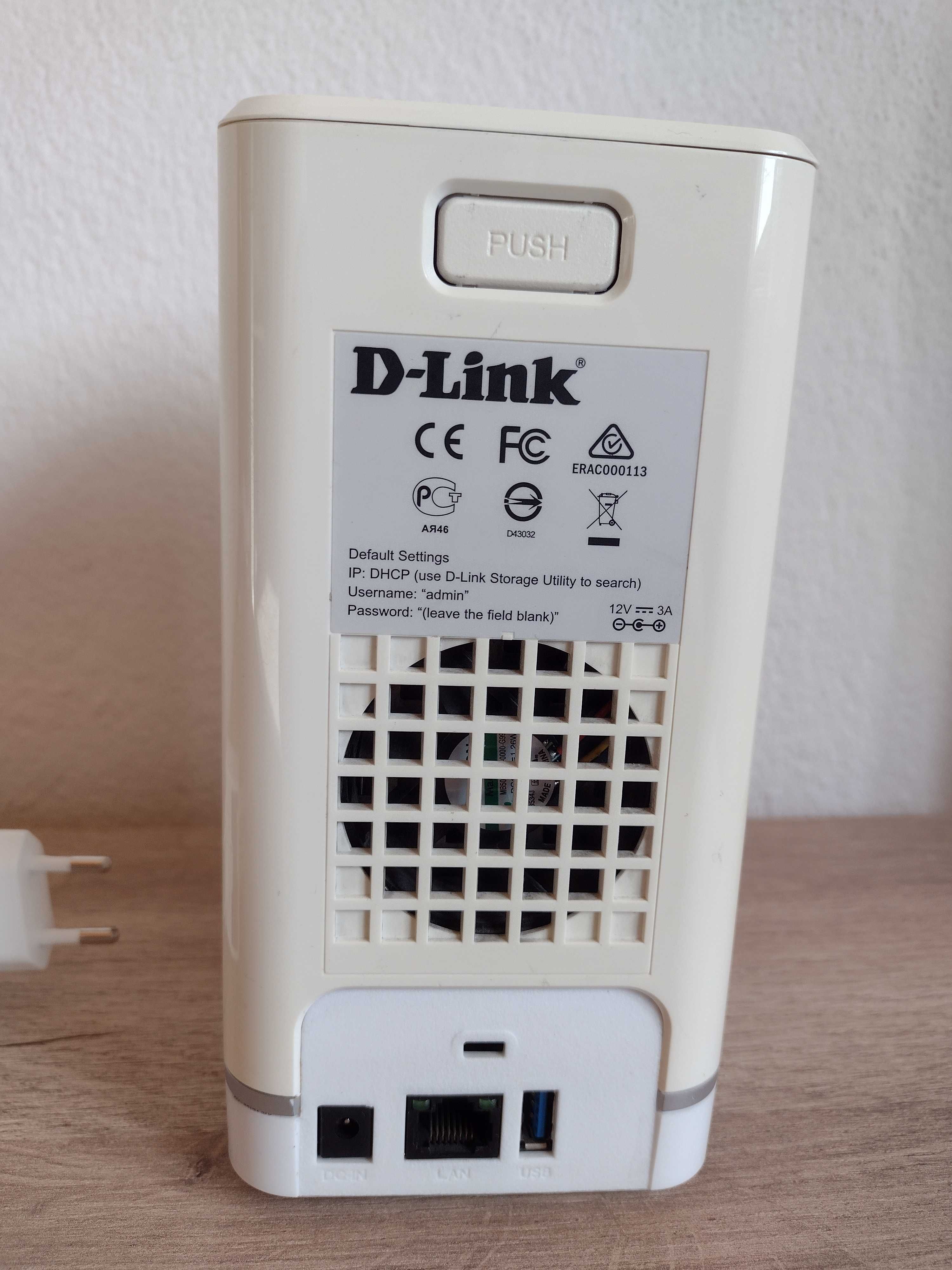 NAS D-link DNS-327L с 2 х 1TB HDD