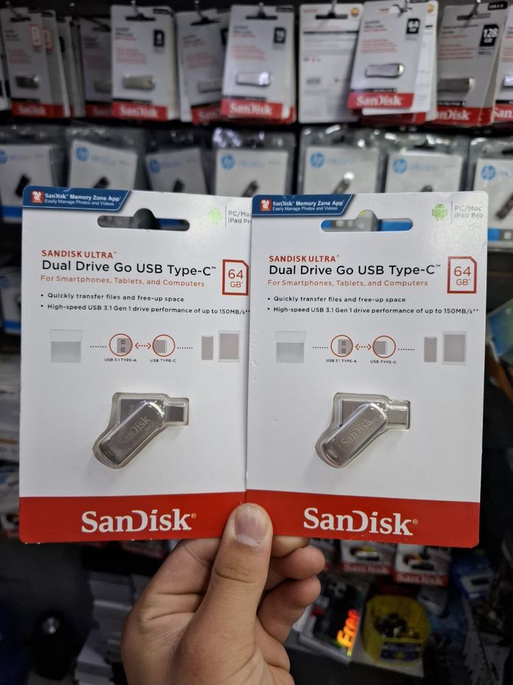 Sandisk ultra dual drive go USB  Type-C / Доставка 24/7