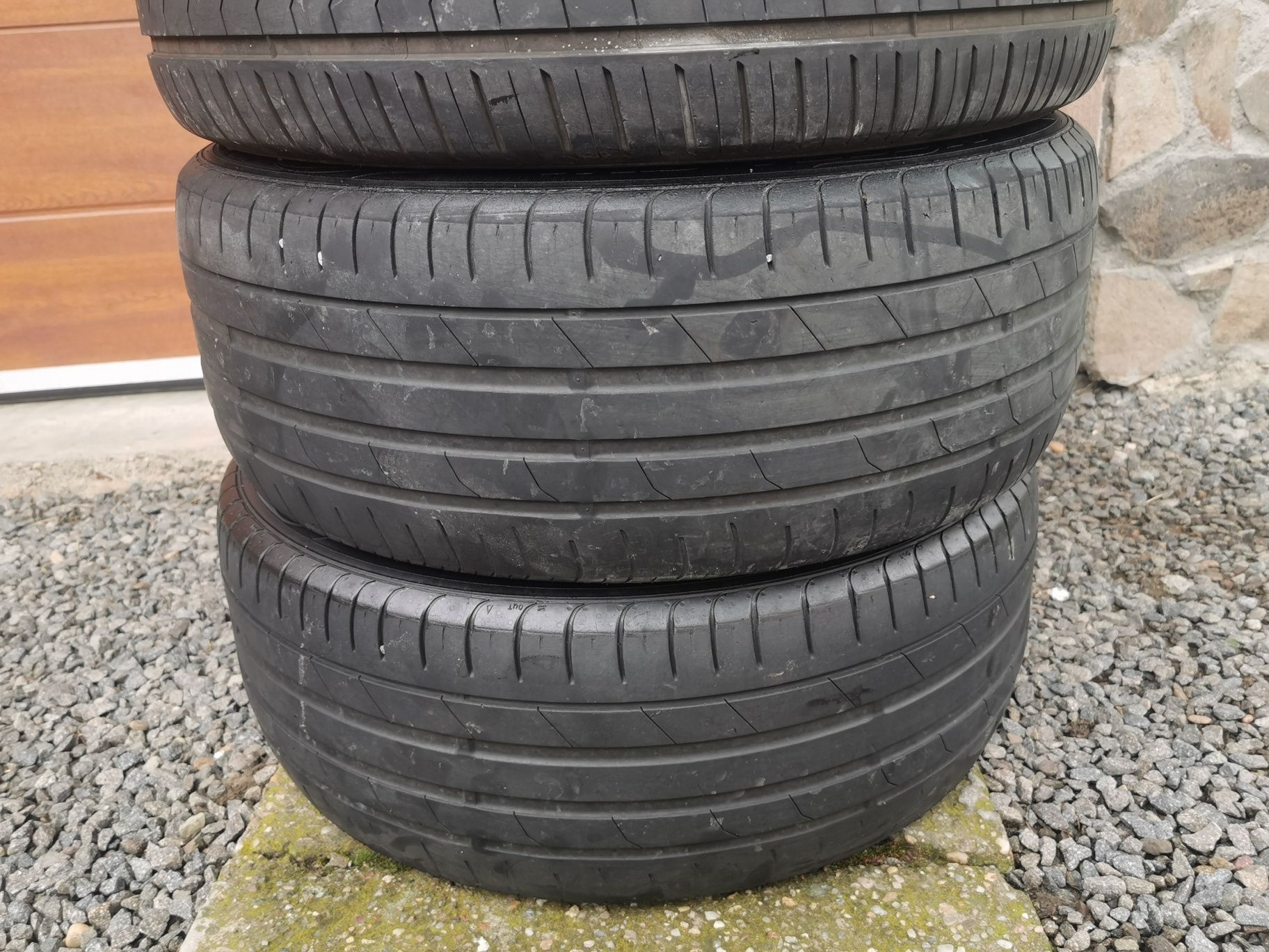 Jante originale Audi R 17"+cauciucuri vară 235/45/17