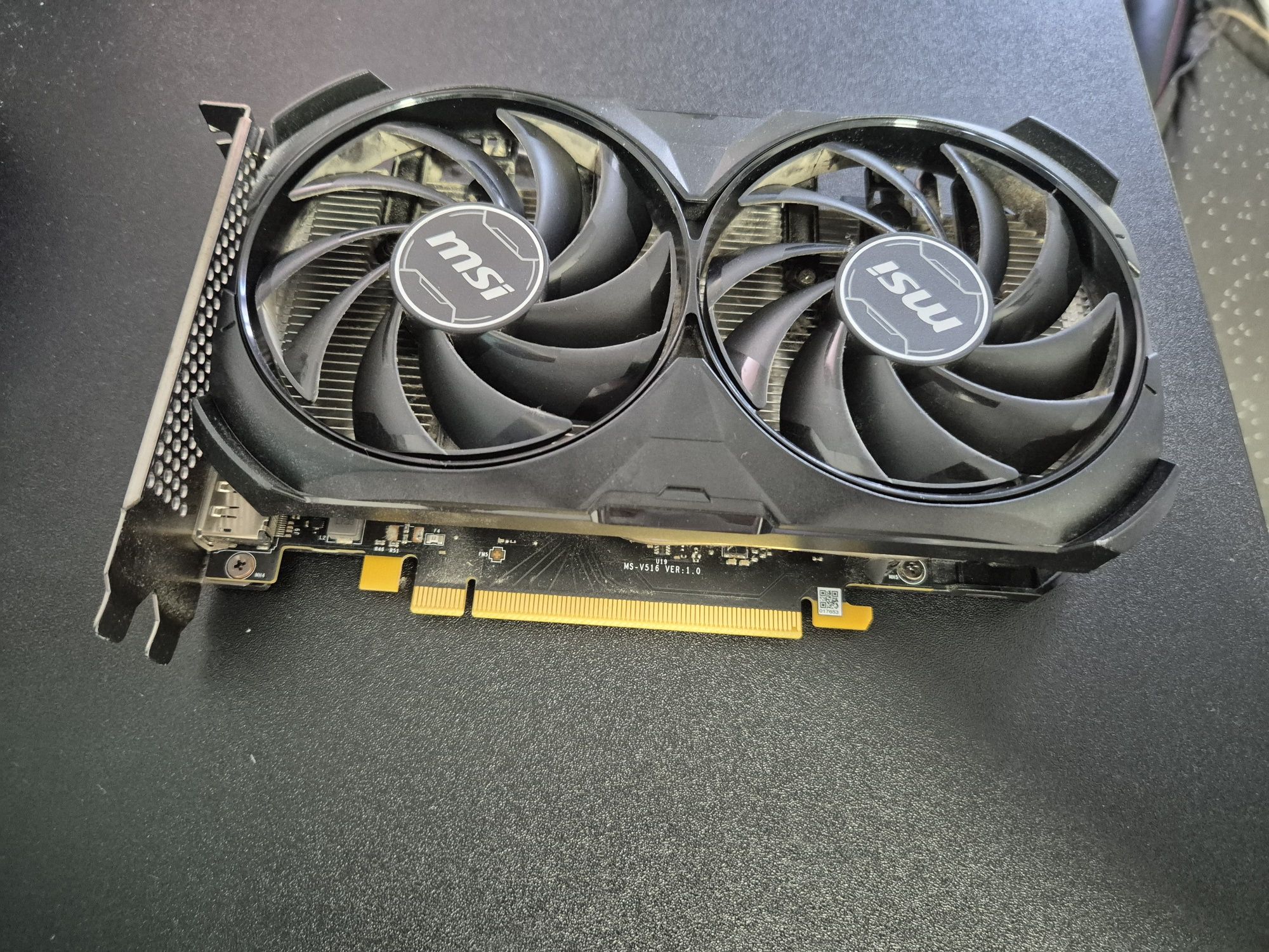Placă video MSI GeForce RTX 4060 Black, 8GB GDDR6, 128-BIT