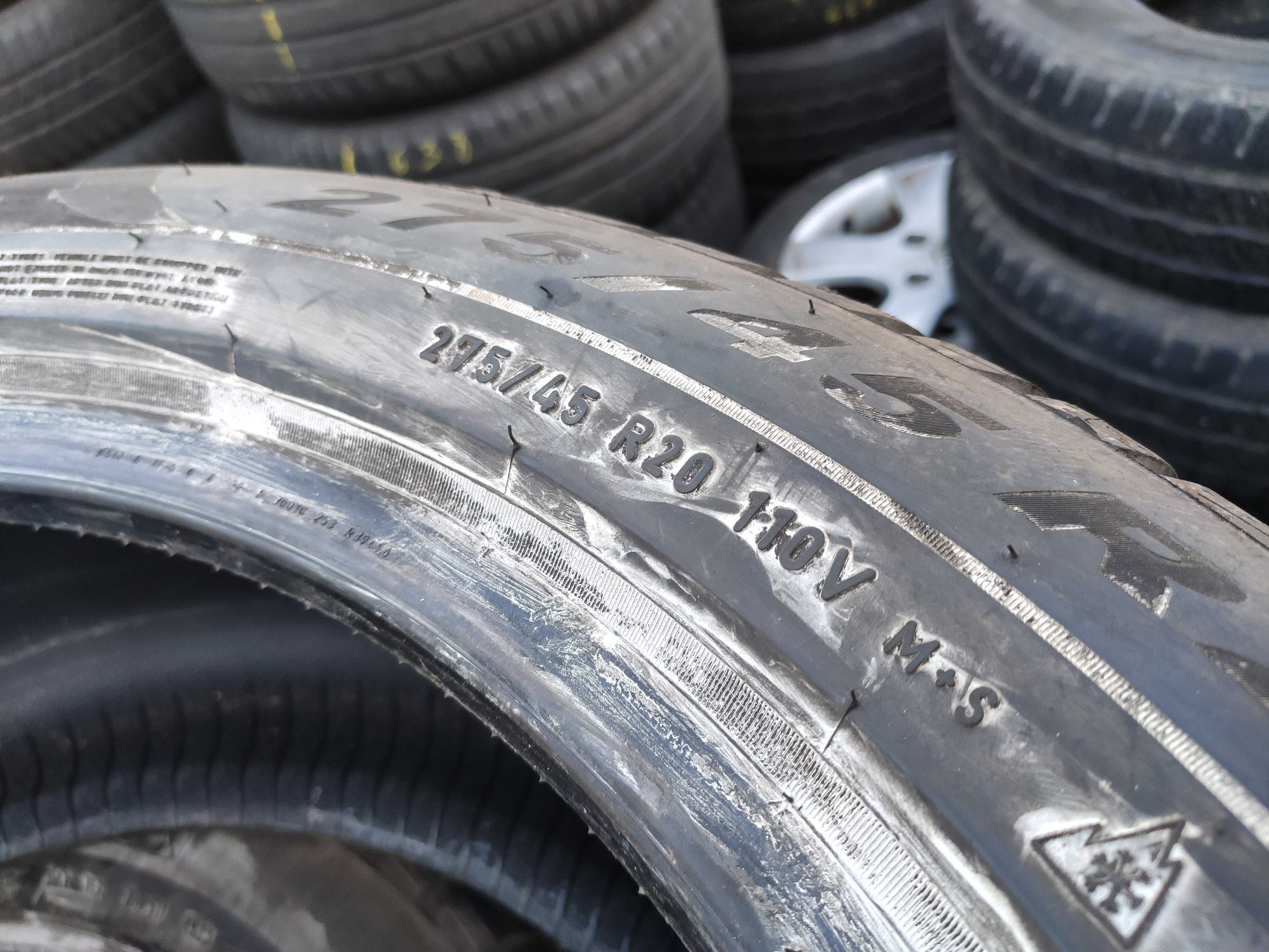 2бр Зимни гуми 275 45 20 - Pirelli Runflat - DOT 2023