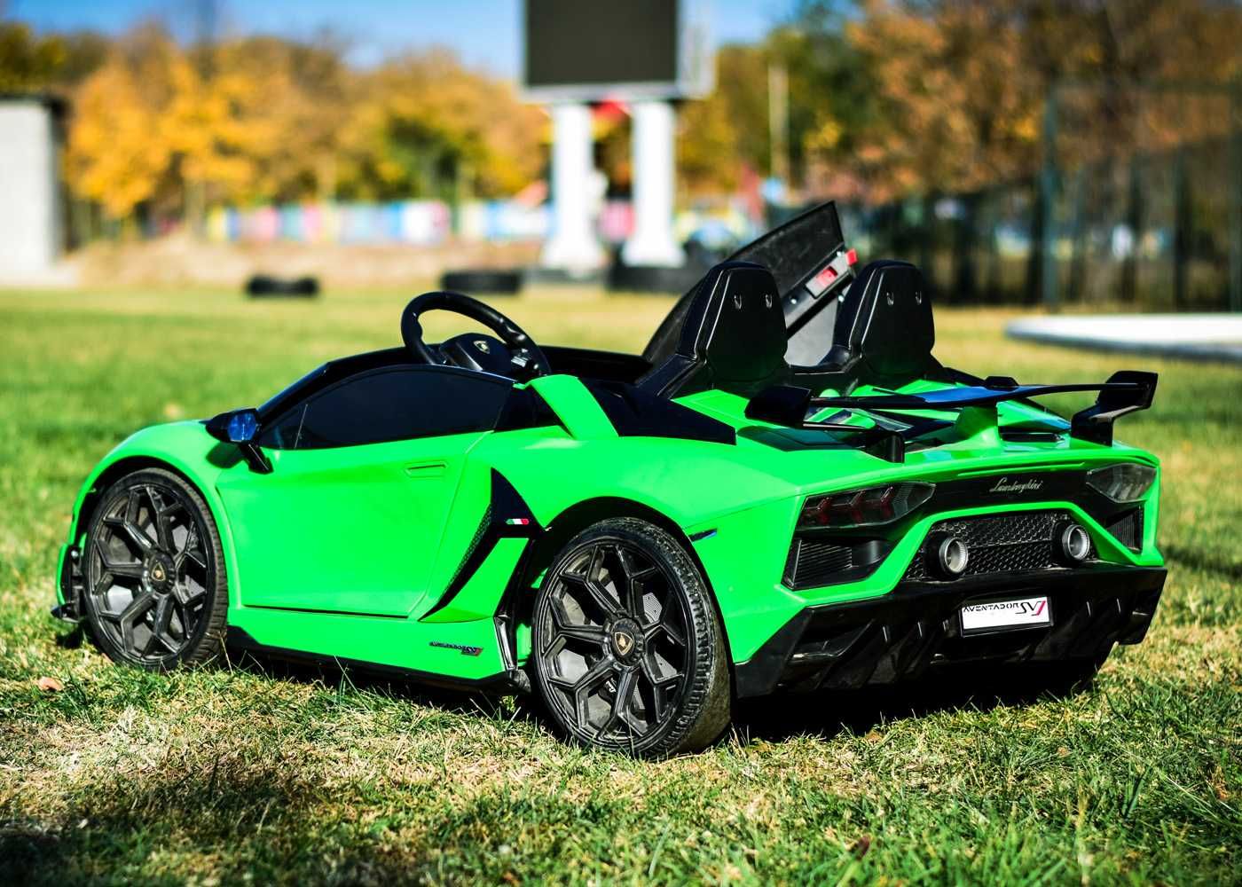 Masinuta electrica, Lamborghini SVJ, 24V, 500W, Drift Edition, verde