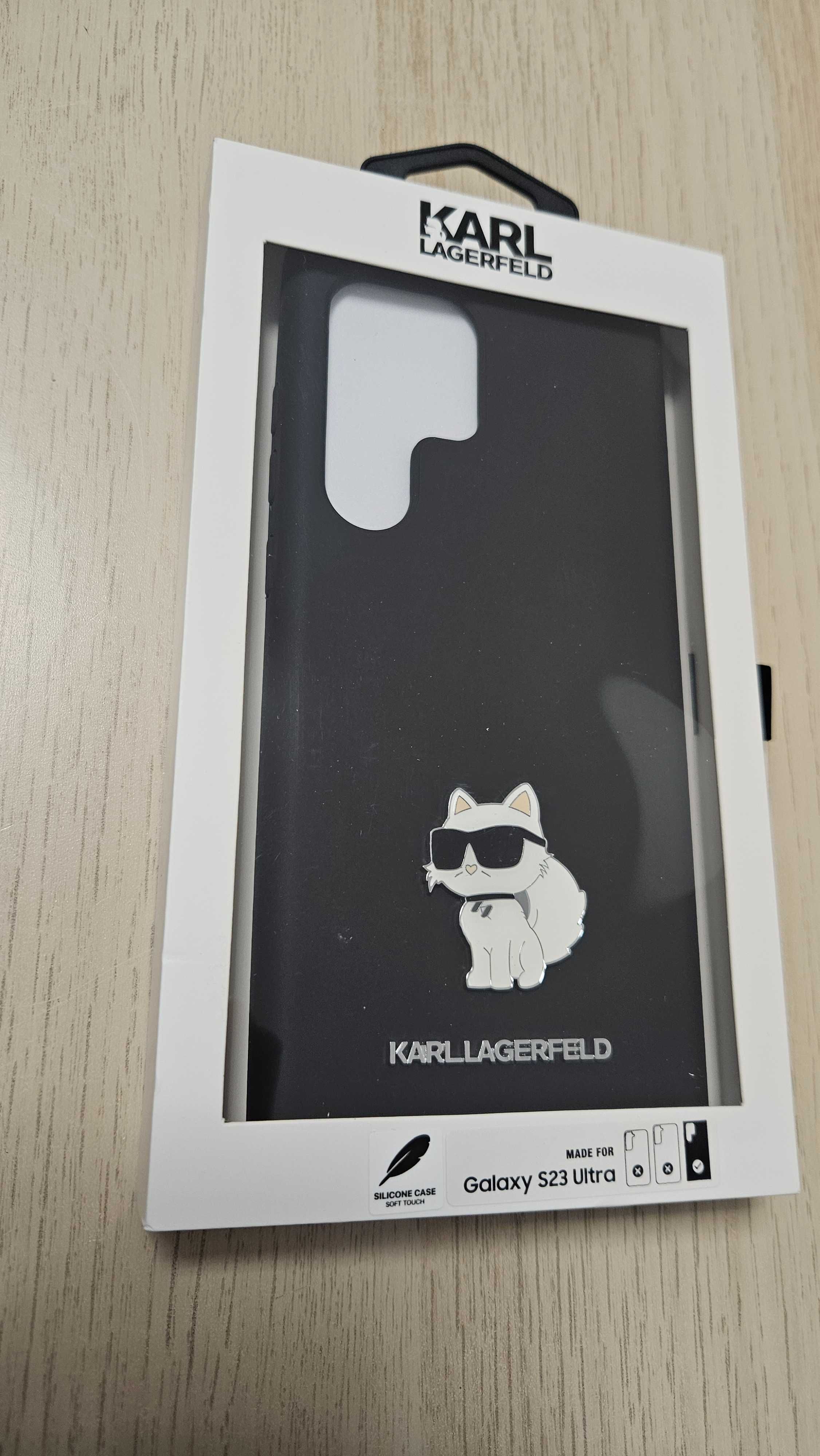 Samsung S23 и Sansung S23 Ultra /Хард кейс KARL LAGERFELD