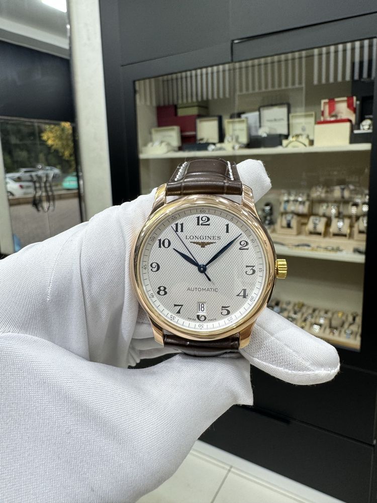 Золотые Часы Longines Master Collection 750Пробы