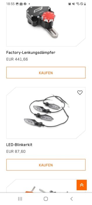 Semnale semnalizare KTM Duke SuperAdventure 125 390 890 1290 1390