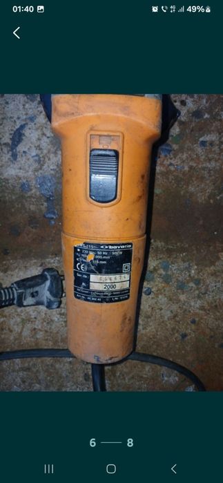 Polizor unghiular defect