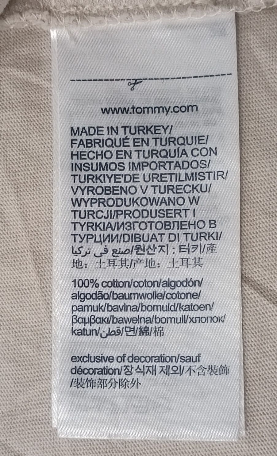 Tommy Jeans T-Shirt оригинална тениска L памучна фланелка