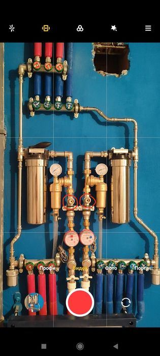 Тёплый пол, монтаж отопления, монтаж черновой сантехники