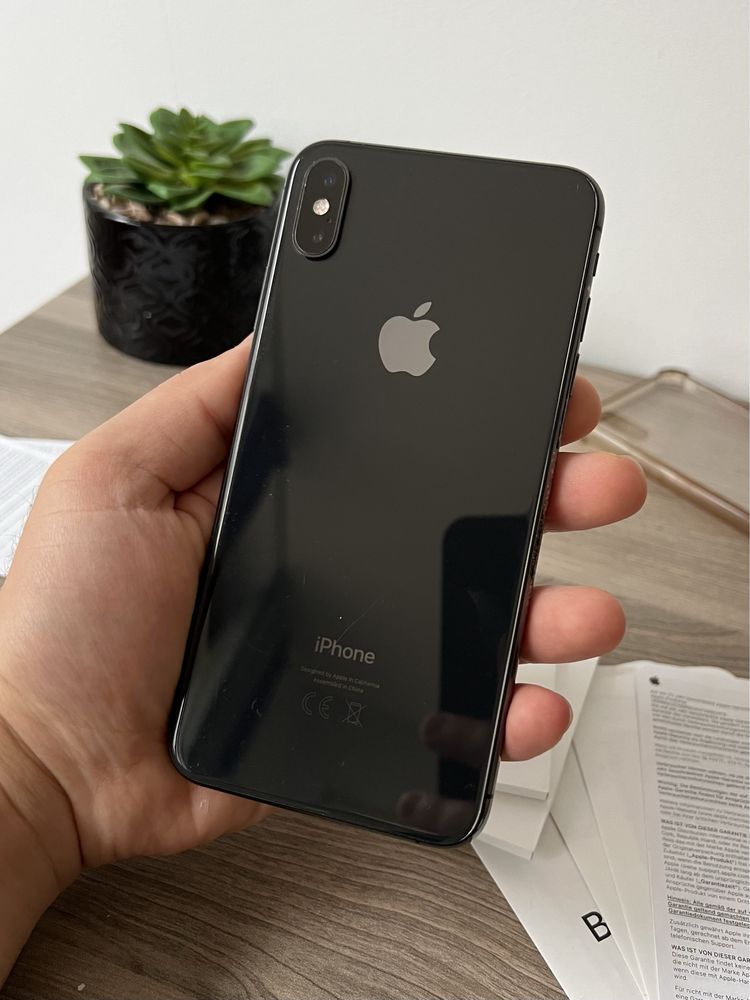 iPhone Xs MAX, Space Gray, 256GB, 100% батерия, ГАРАНЦИЯ!