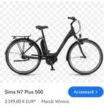 Bicicleta winora sima n7 electrica ebike bosch magura lichid aluminiu