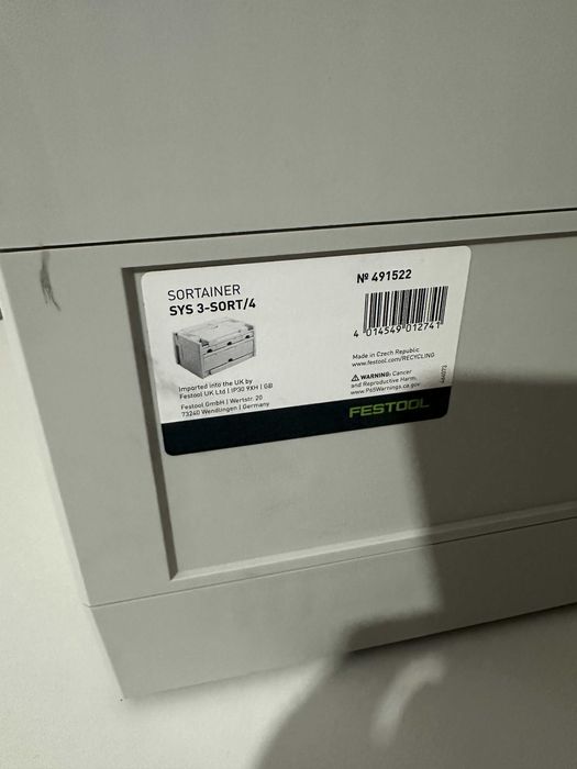 Festool SYS 3-SORT/4 - Valiza speciala scule / organizator