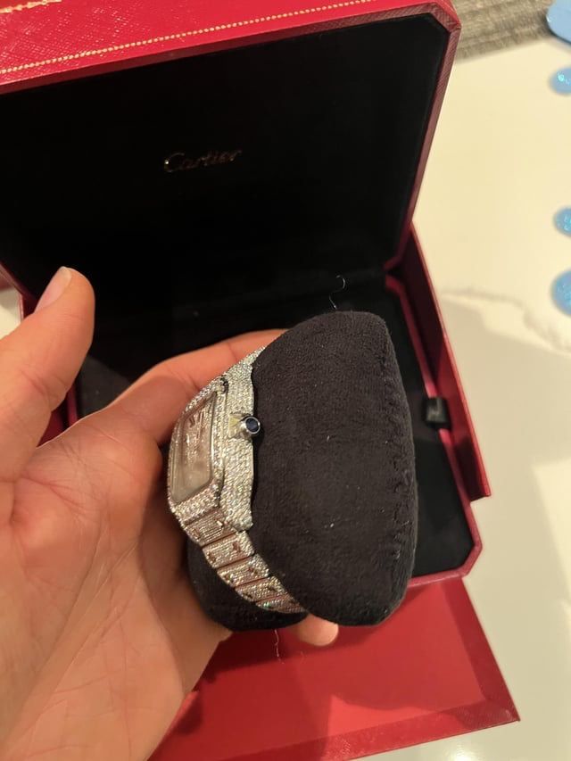 Cartier Santos ICED OUT