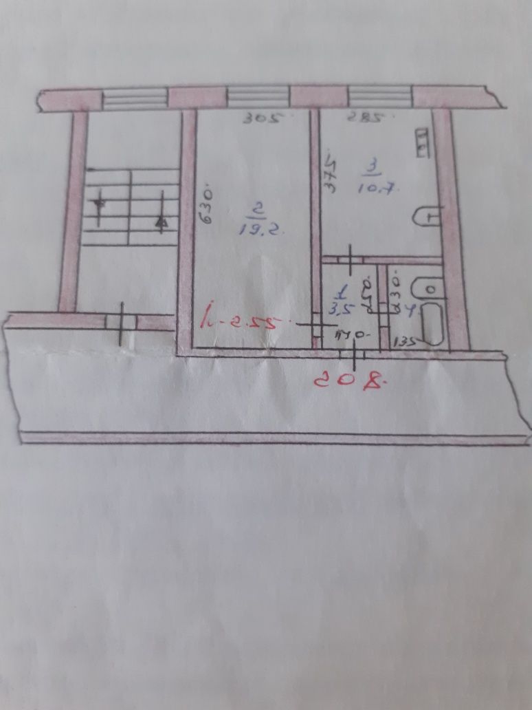 Продам 1 ком квартиру