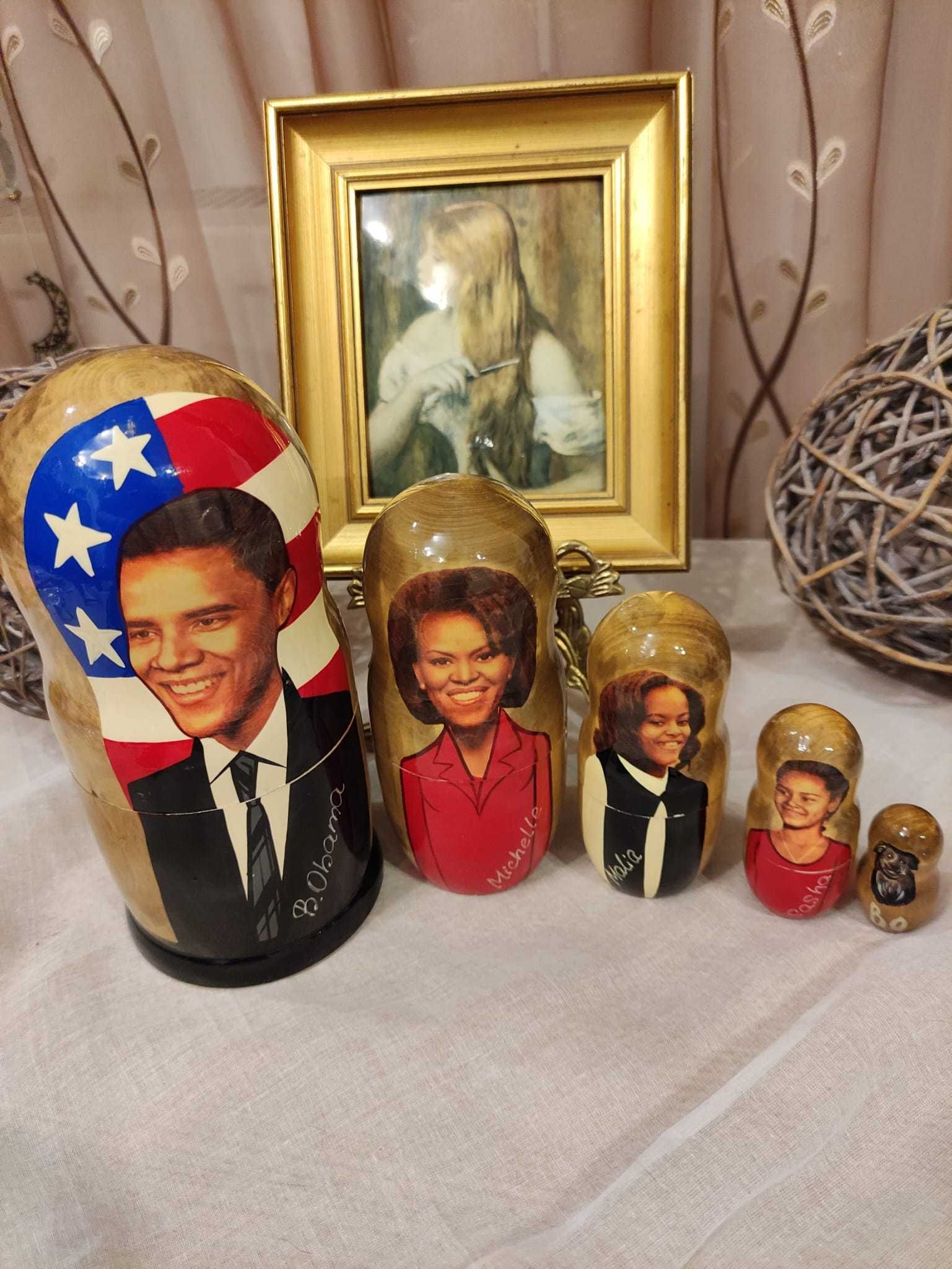 Matryoshka Doll Obama Family