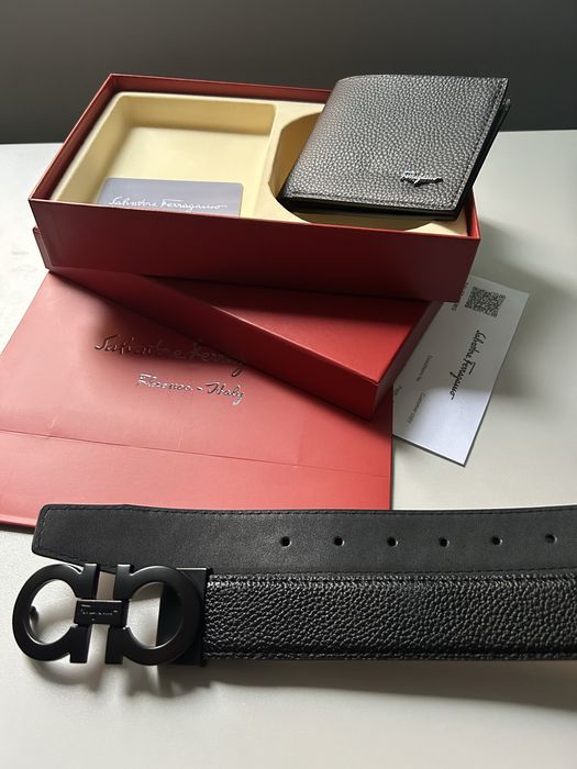 Salvatore Ferragamo колан и портфейл