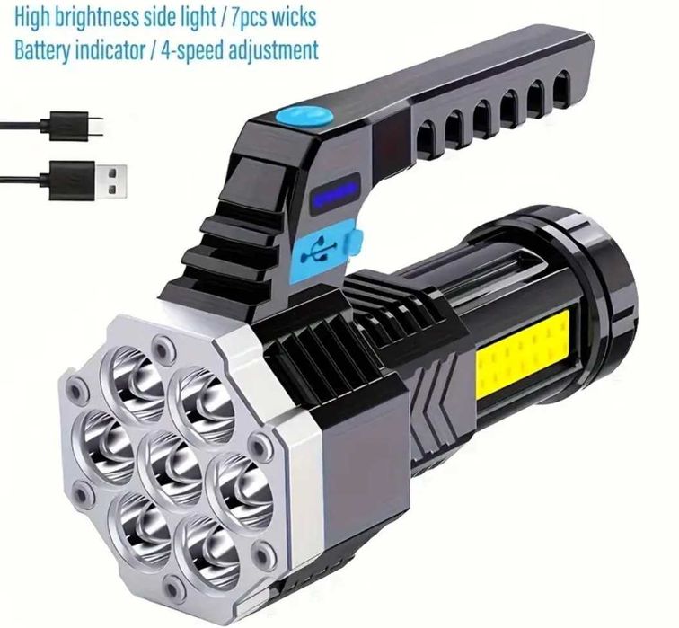 Новый отличный  светодиодный фонарик